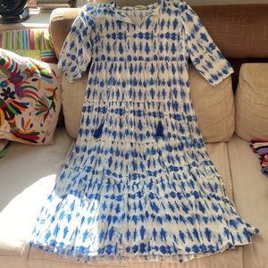 Aspiga Lily MIDI St. Barts cobalt blue dress size small.